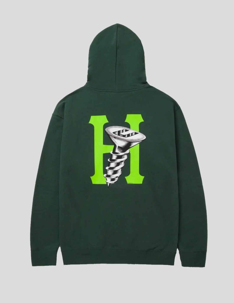 Suadera HUF hardware p / o hoodie foresta verde